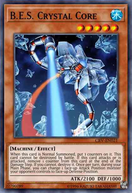 B.E.S. Crystal Core - CRV-EN021 - Ultimate Rare - 1st Edition