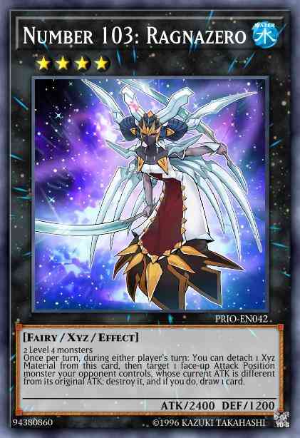 Number 103: Ragnazero - PRIO-EN042 - Rare - Unlimited