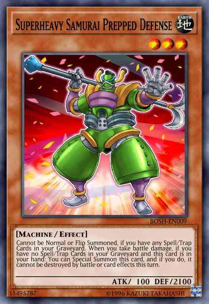 Superheavy Samurai Prepped Defense - MP16-EN180 - Common - 1st Edition