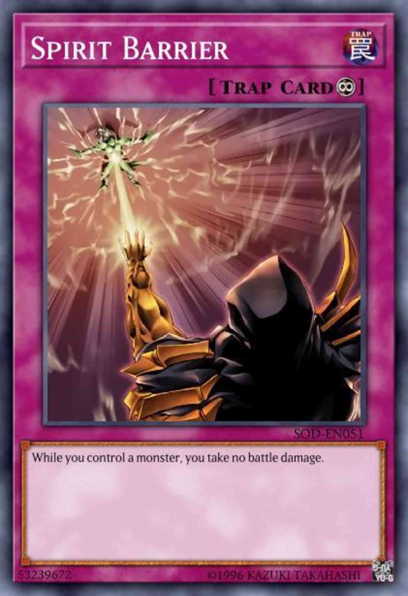 Spirit Barrier - SOD-EN051 - Ultimate Rare - Unlimited