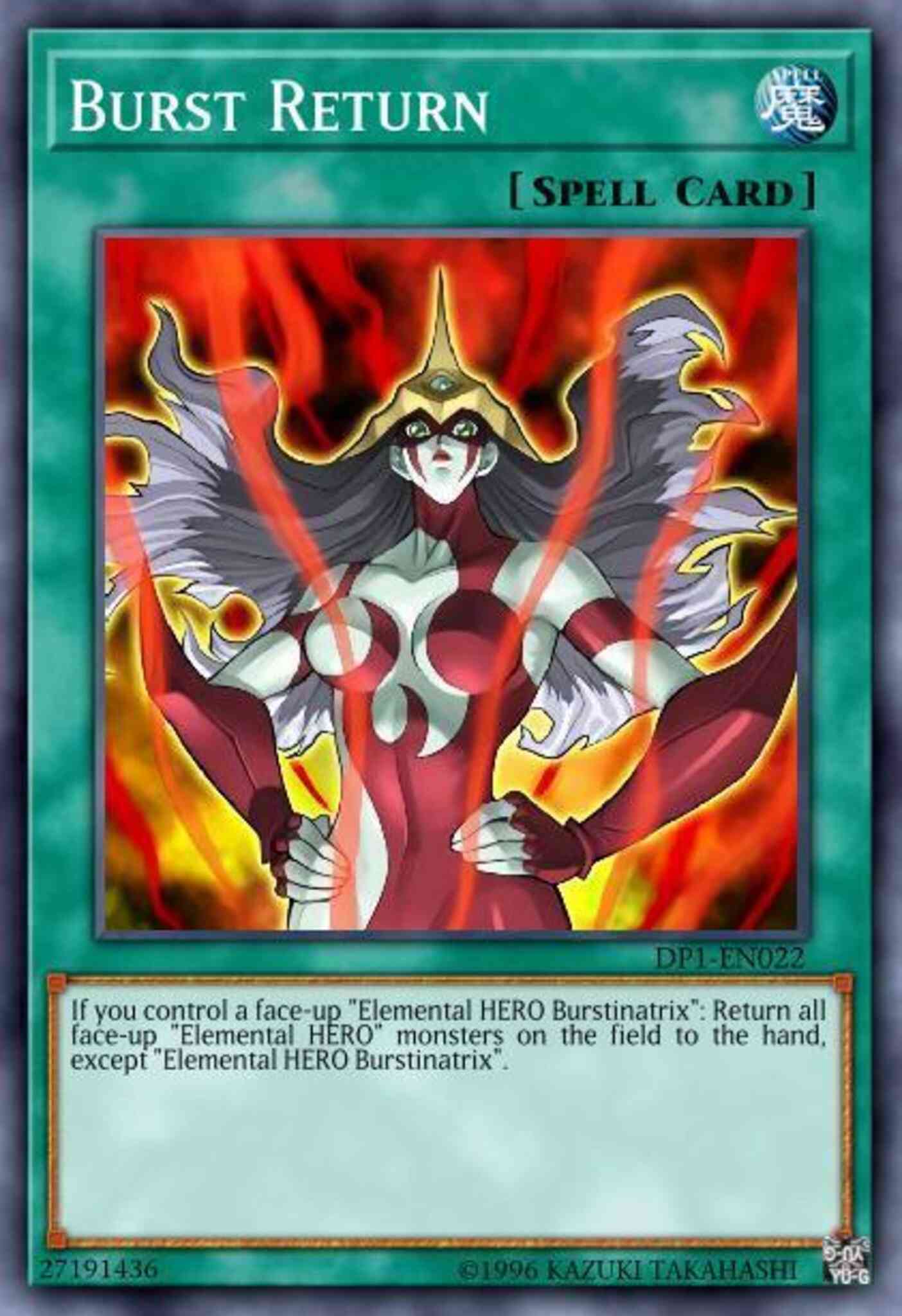 Burst Return - DP1-EN022 - Super Rare - Unlimited