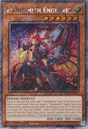 Fiendsmith Engraver - RA04-EN049 - Platinum Secret Rare - 1st Edition