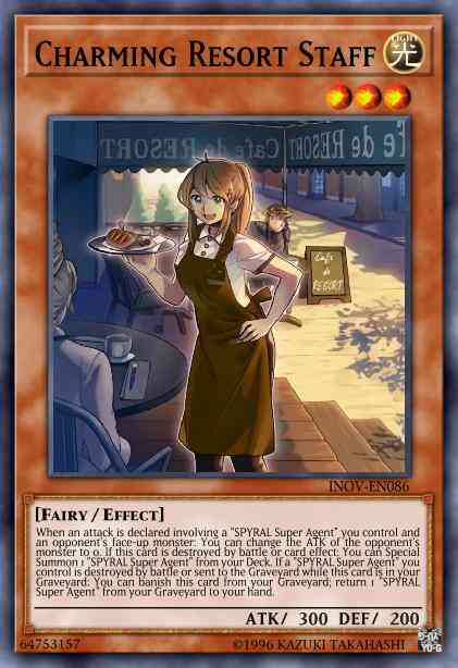 Charming Resort Staff - INOV-EN086 - Rare - Unlimited