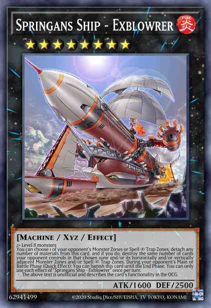 Springans Ship - Exblowrer - BLVO-EN046 - Ultra Rare - 1st Edition