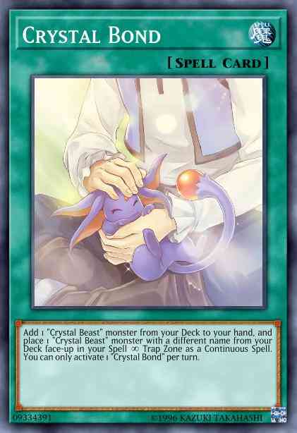 Crystal Bond (Green) - LDS1-EN112 - Ultra Rare - 1st Edition