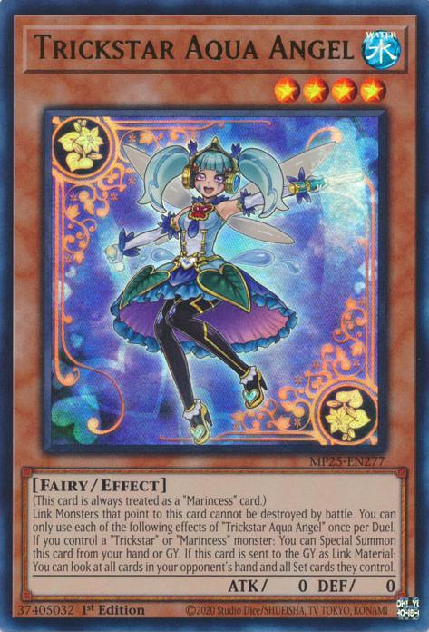 Trickstar Aqua Angel - MP25-EN277 - Ultra Rare - 1st Edition