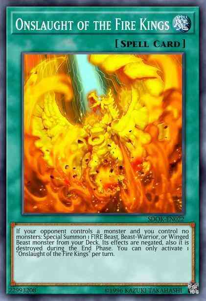 Onslaught of the Fire Kings - SDOK-EN022 - Super Rare - 1st Edition