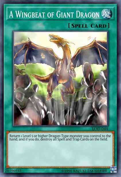 A Wingbeat of Giant Dragon - SR02-EN027 - Common - 1st Edition