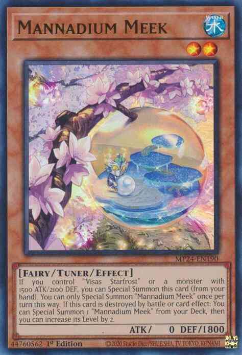 Mannadium Meek - MP24-EN190 - Ultra Rare - 1st Edition