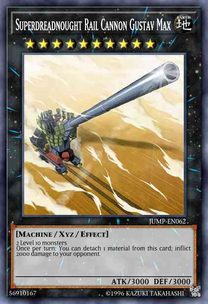 Superdreadnought Rail Cannon Gustav Max - JUMP-EN062 - Ultra Rare - Limited