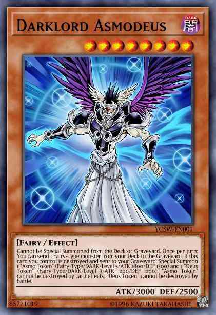 Darklord Asmodeus - DESO-EN038 - Super Rare - 1st Edition