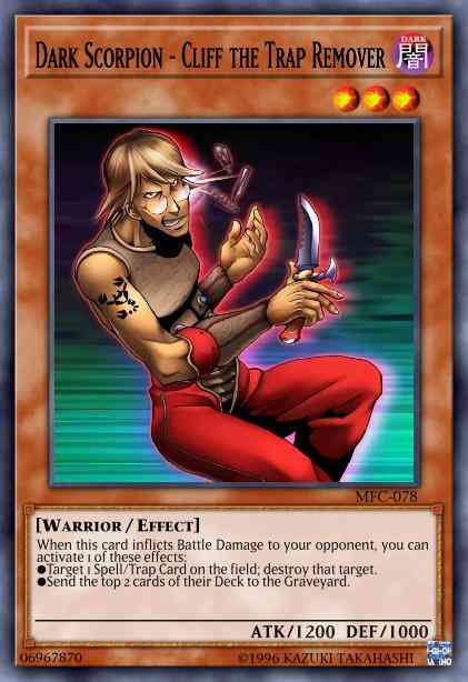 Dark Scorpion - Cliff the Trap Remover - DR1-EN133 - Common - Unlimited