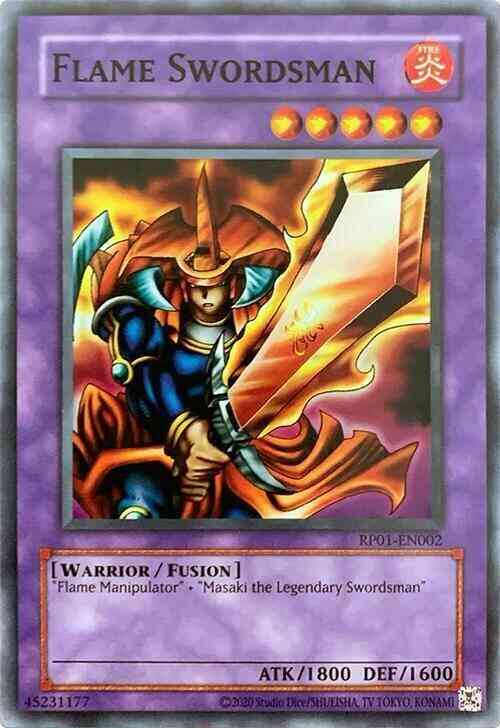 Flame Swordsman - 2020 Date Reprint - RP01-EN002 - Common - Unlimited