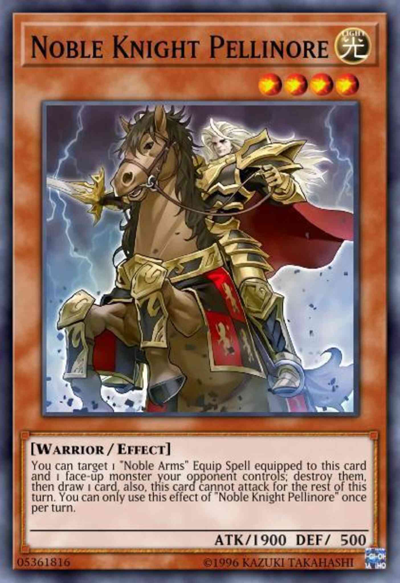 Noble Knight Pellinore - MP19-EN143 - Rare - 1st Edition