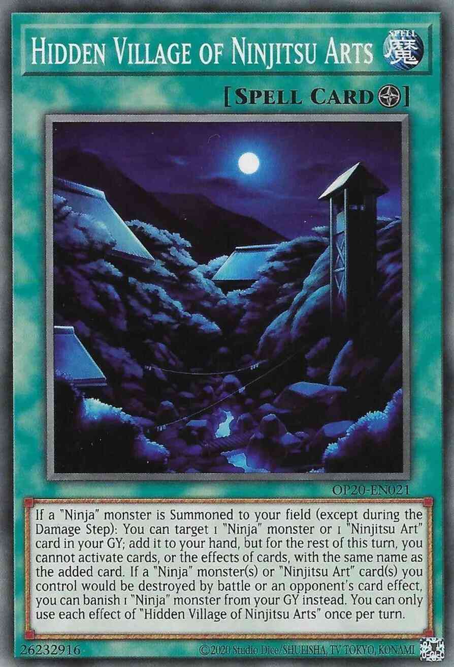 Hidden Village of Ninjitsu Arts - OP20-EN021 - Common - Unlimited