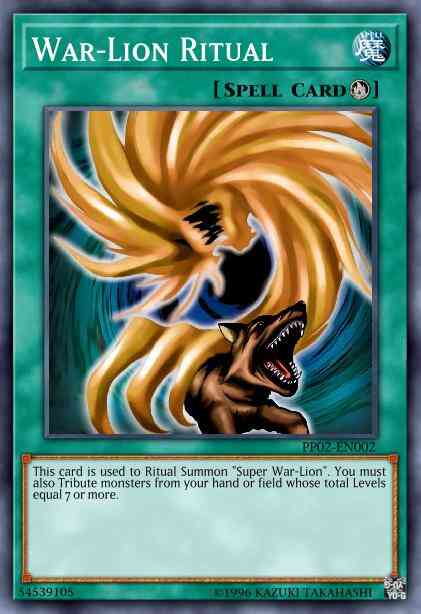 War-Lion Ritual - PP02-EN002 - Super Rare - Unlimited