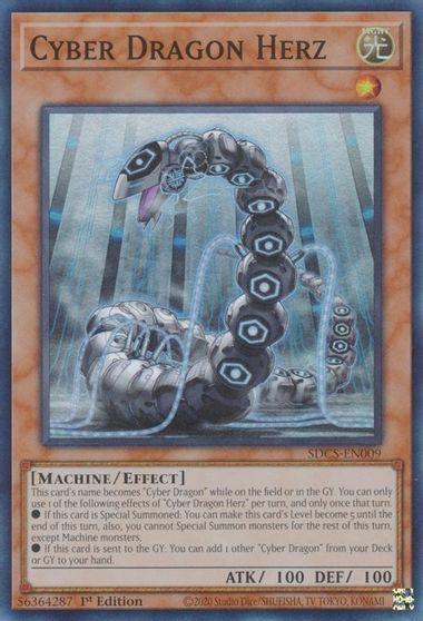 Cyber Dragon Herz - SDCS-EN009 - Super Rare - Unlimited