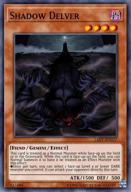 Shadow Delver - TAEV-EN027 - Common - 1st Edition