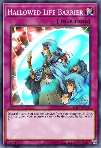 Hallowed Life Barrier - SOD-EN060 - Super Rare - Unlimited