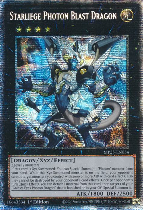 Starliege Photon Blast Dragon - MP25-EN034 - Starlight Rare - 1st Edition