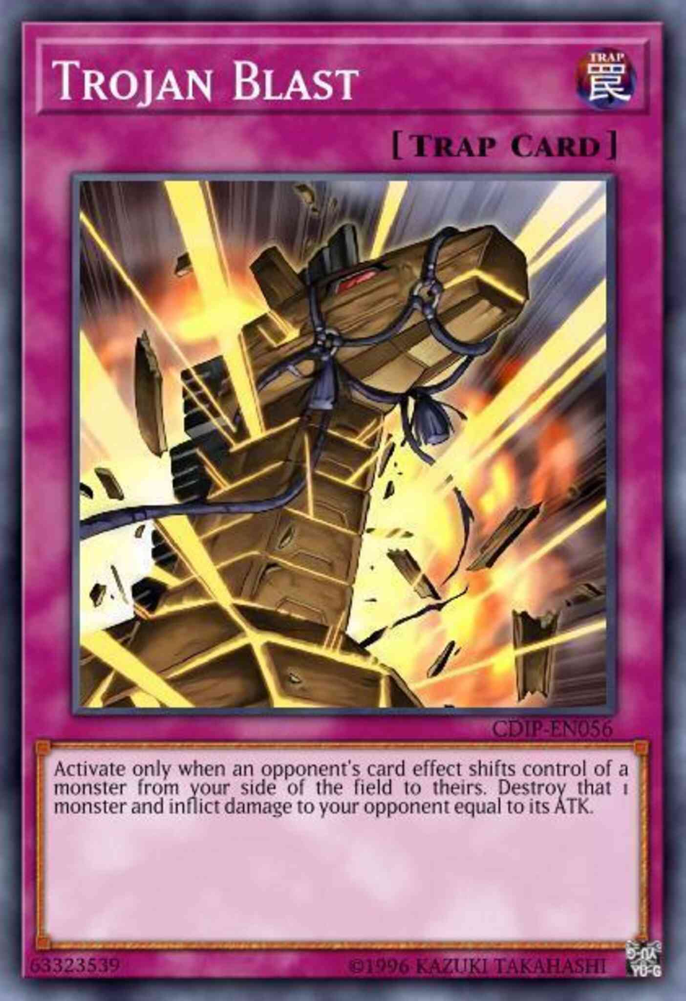 Trojan Blast - CDIP-EN056 - Super Rare - Unlimited