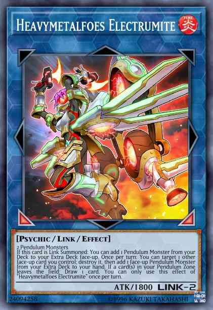 Heavymetalfoes Electrumite - EXFO-EN098 - Secret Rare - 1st Edition