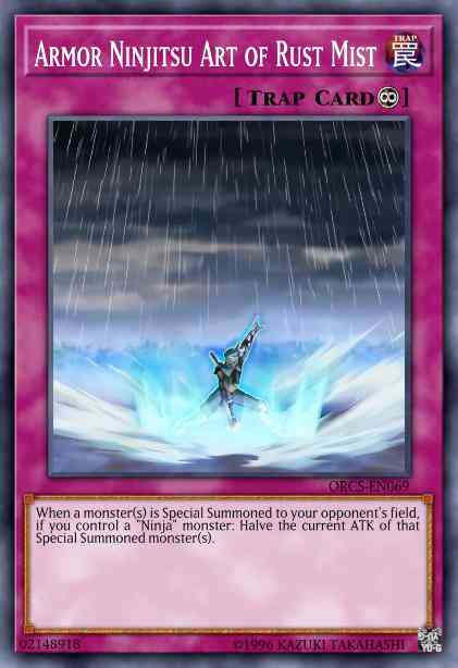 Armor Ninjitsu Art of Rust Mist - SHVA-EN030 - Super Rare - 1st Edition