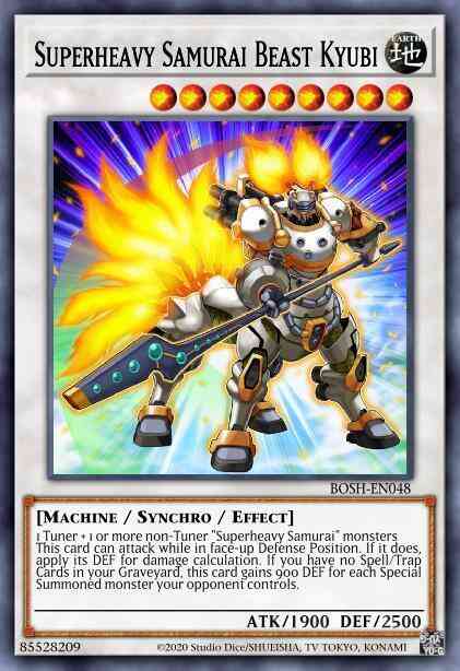 Superheavy Samurai Beast Kyubi - BOSH-EN048 - Rare - Unlimited
