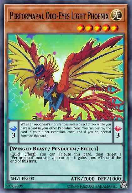 Performapal Odd-Eyes Light Phoenix - SP17-EN032 - Common - 1st Edition