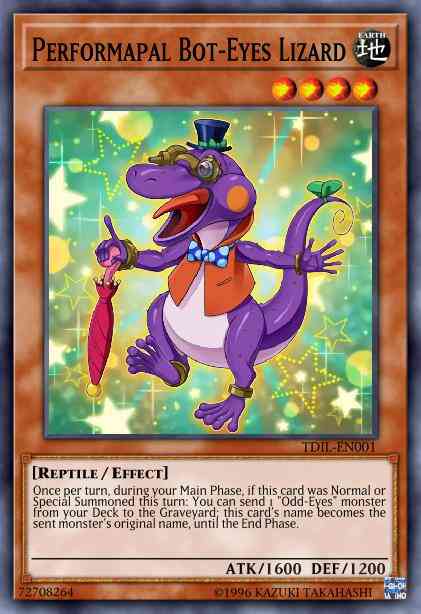 Performapal Bot-Eyes Lizard - MP17-EN058 - Common - 1st Edition