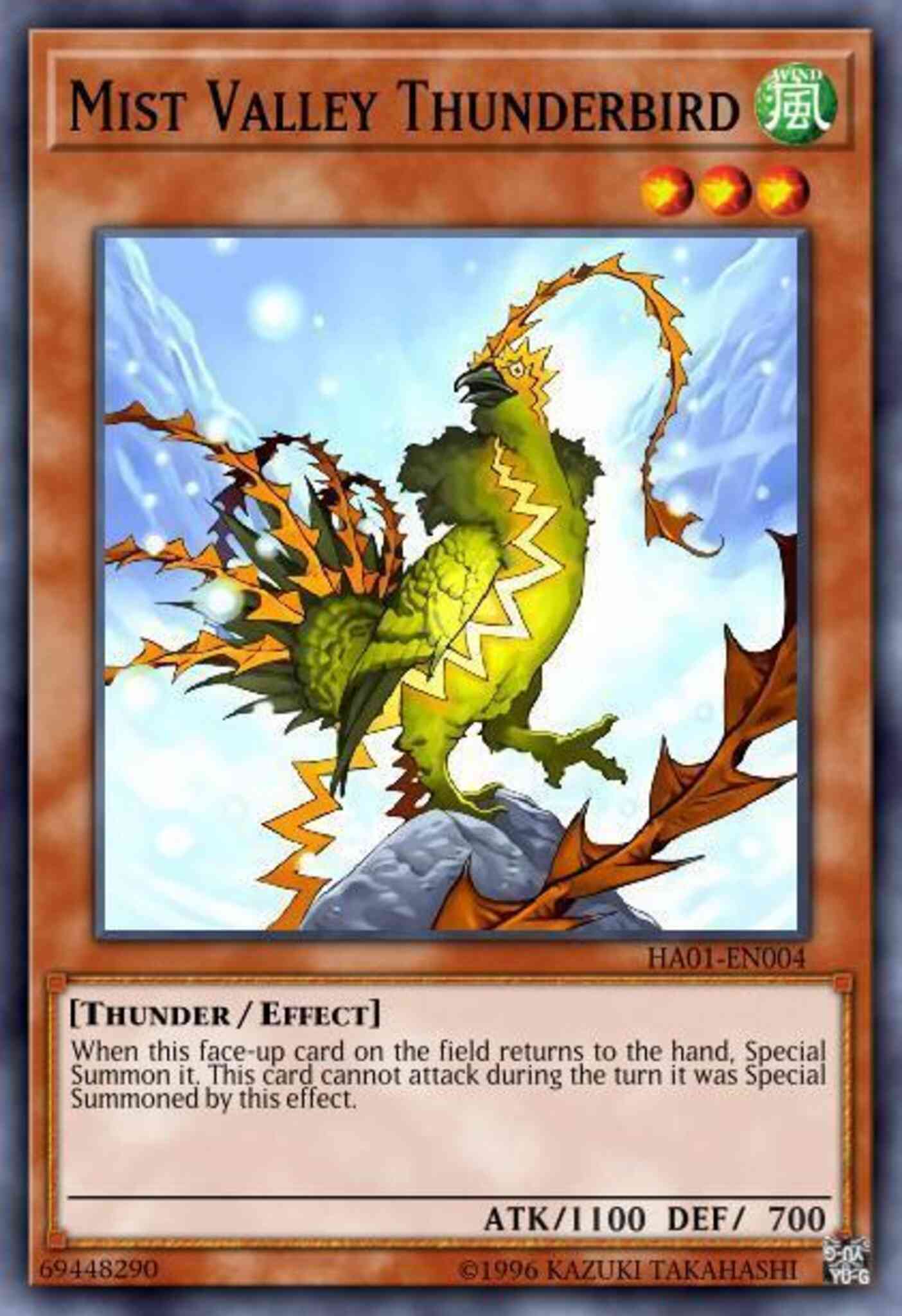 Mist Valley Thunderbird - DT01-EN013 - Duel Terminal Normal Parallel Rare - Duel Terminal
