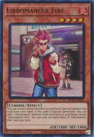 Libromancer Fire - MP23-EN058 - Ultra Rare - 1st Edition