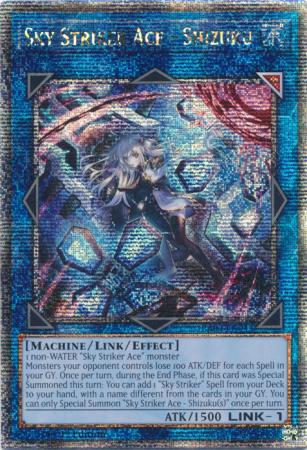 Sky Striker Ace - Shizuku - Alternate Art - RA03-EN043 - Quarter Century Secret Rare - 1st Edition