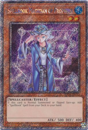 Spellbook Magician of Prophecy - RA04-EN183 - Platinum Secret Rare - 1st Edition