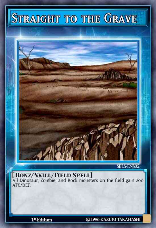 Straight to the Grave - SBLS-ENS02 - Super Rare - 1st Edition