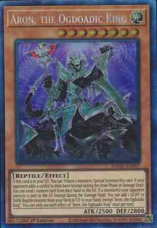 Aron, the Ogdoadic King - ANGU-EN007 - Collectors Rare - 1st Edition