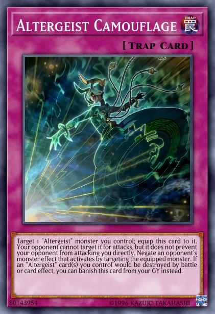 Altergeist Camouflage - MP18-EN150 - Rare - 1st Edition
