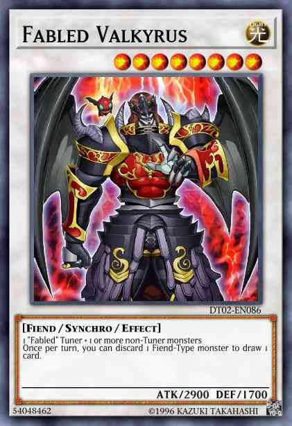 Fabled Valkyrus - HA02-EN056 - Secret Rare - Unlimited