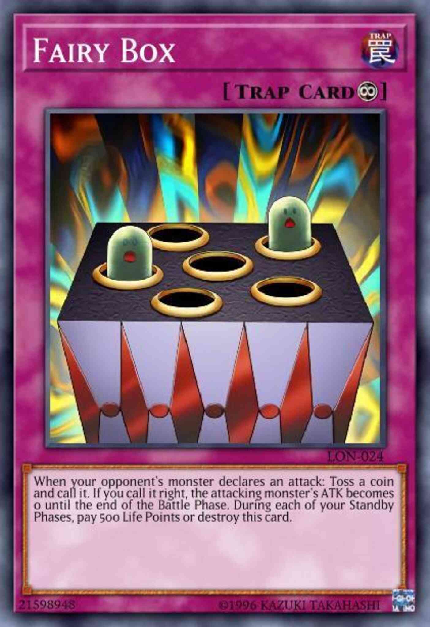 Fairy Box (Purple) - DL11-EN018 - Rare - Unlimited