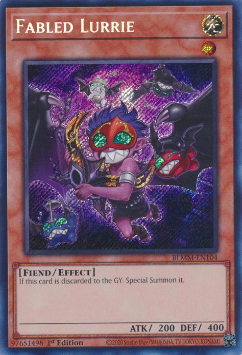 Fabled Lurrie - BLMM-EN104 - Secret Rare - 1st Edition