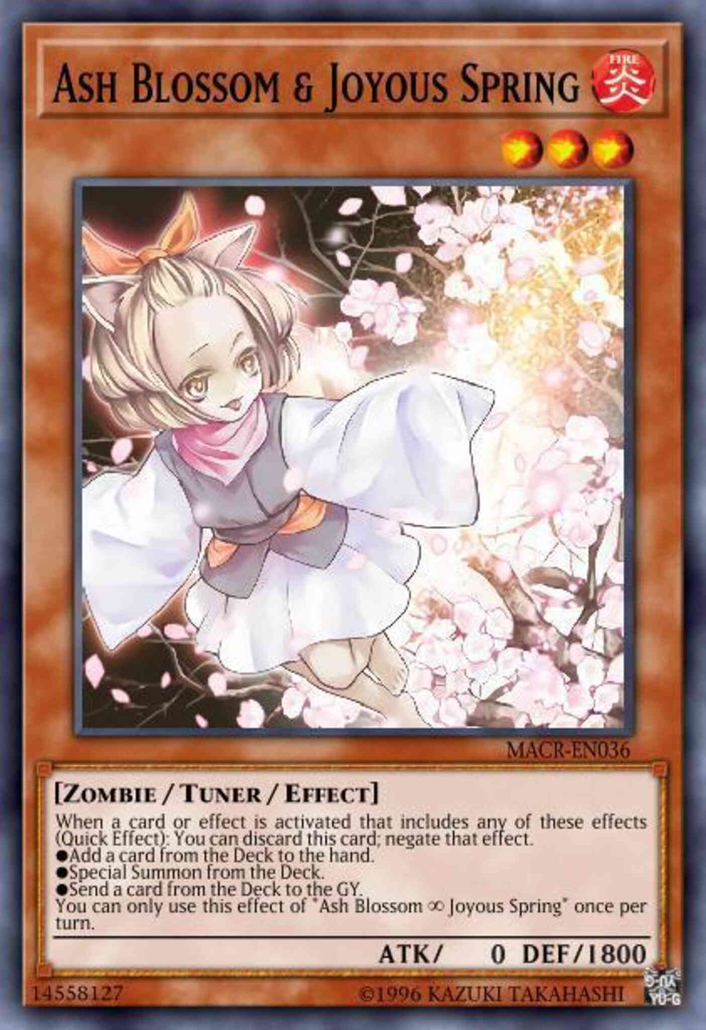 Ash Blossom & Joyous Spring - SHVA-EN047 - Super Rare - 1st Edition