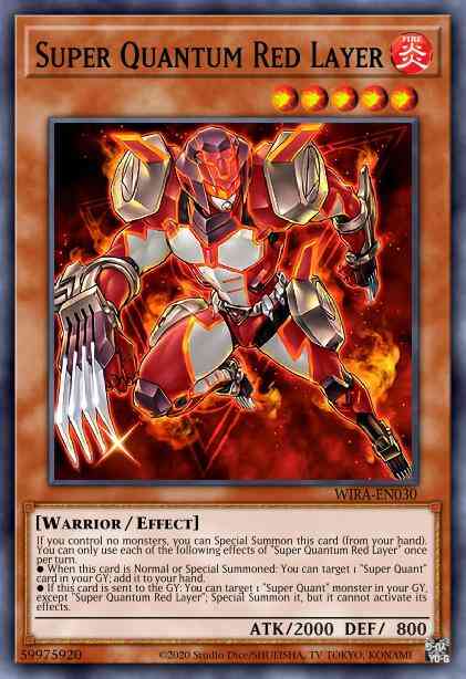 Super Quantum Red Layer - WIRA-EN030 - Ultra Rare - 1st Edition