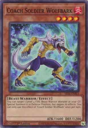Coach Soldier Wolfbark - SR14-EN011 - Common - 1st Edition