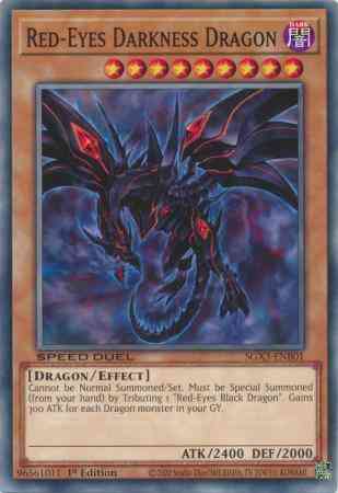 Red-Eyes Darkness Dragon - SGX3-ENB01 - Common - 1st Edition
