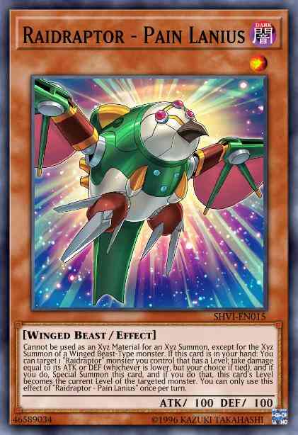 Raidraptor - Pain Lanius - SHVI-EN015 - Common - 1st Edition