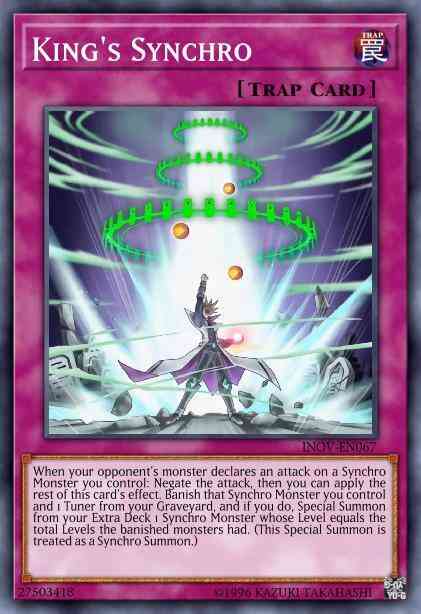 King's Synchro - INOV-EN067 - Super Rare - 1st Edition