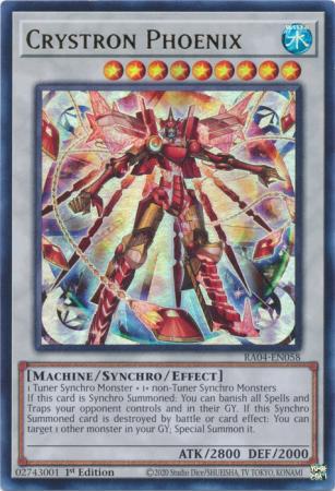 Crystron Phoenix - RA04-EN058 - Ultra Rare - 1st Edition
