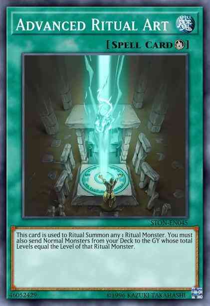 Advanced Ritual Art - PGL2-EN050 - Gold Rare - 1st Edition
