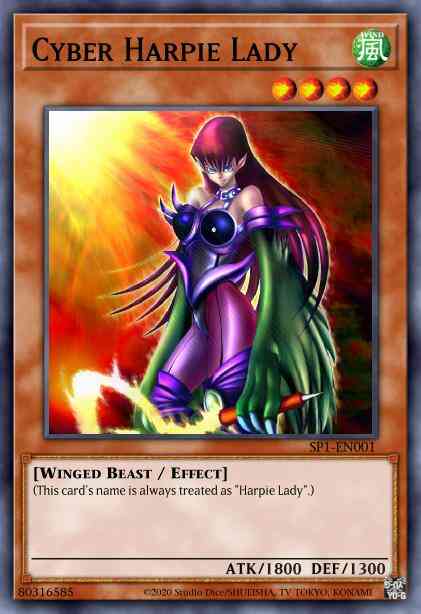 Cyber Harpie Lady - DLG1-EN097 - Super Rare - Unlimited