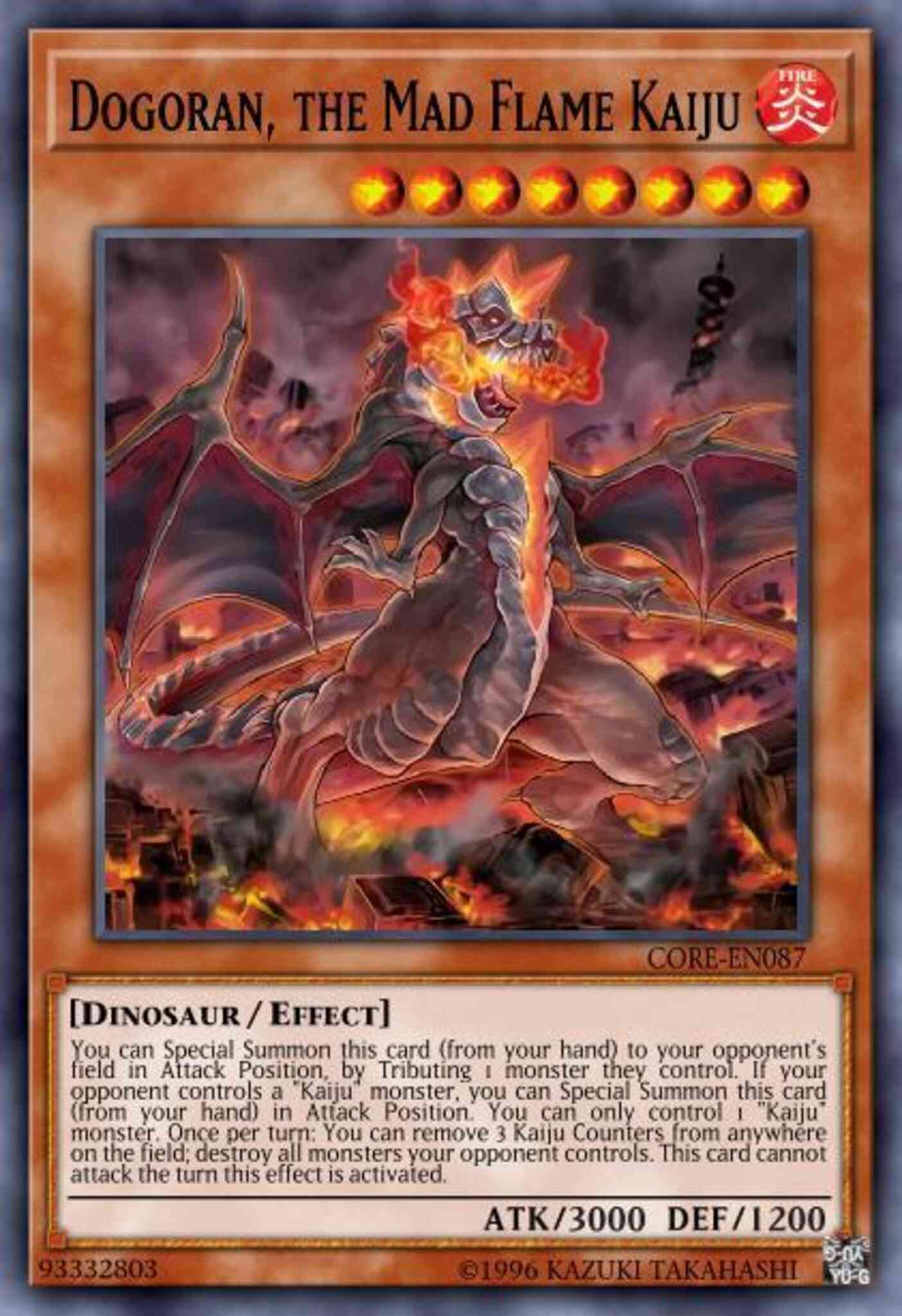 Dogoran, the Mad Flame Kaiju - SDSB-EN015 - Common - 1st Edition